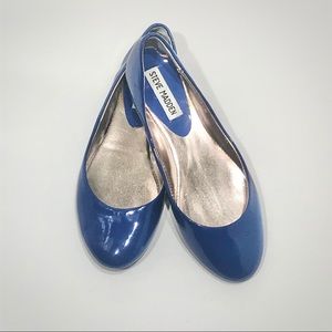 Steve Madden P-Haven Patent Round Toe Flat- 6.5